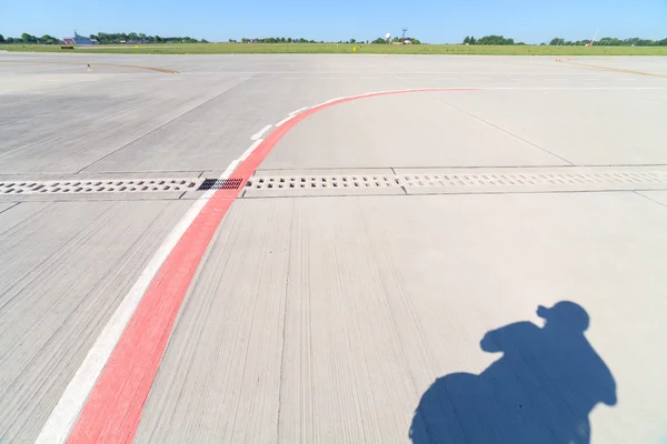 Aeropuerto Pista — Foto de Stock