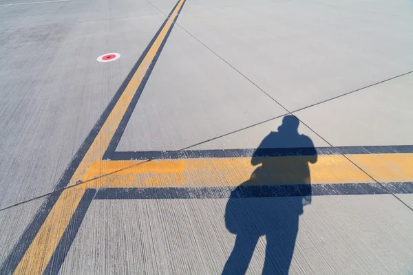 Pista do aeroporto — Fotografia de Stock