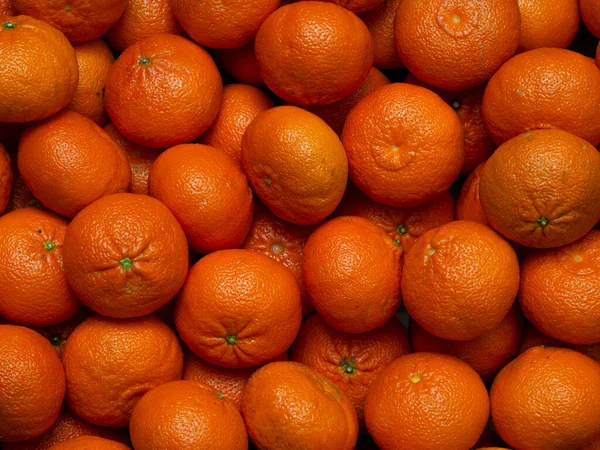 Fondo Brillantes Naranjas Sicilianas Rojas Maduras Pantalla Completa Textura Las —  Fotos de Stock