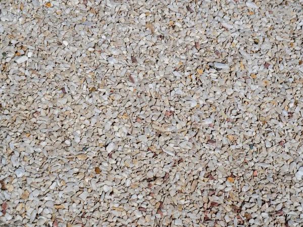 Textura Cascalho Areia Pequena Minúscula Fundo Migalhas Pedras Coloridas Material — Fotografia de Stock
