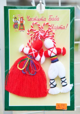 Varna, Bulgaristan, 29.02.2016: Varna Bulgaristan baharın gelişini sembolü