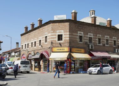Edirne, Tukkey, 02.04.2016: Şehir Edirne Türkiye'de Türk Hamamı için sokaklarında