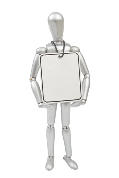 Model mannequin man isolated on white background — Stock Photo, Image