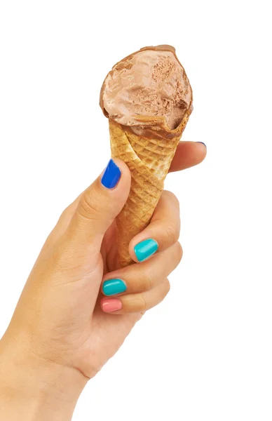 Chocolate ice cream — Stock Photo, Image