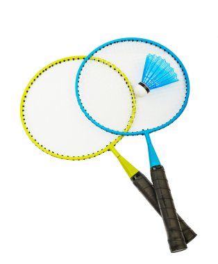 İzole badminton raket