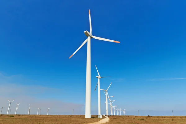Windmills for energy production Royalty Free Stock Images