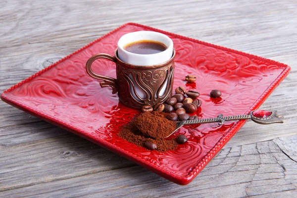 Традиционная чашка турецкого кофе — стоковое фото