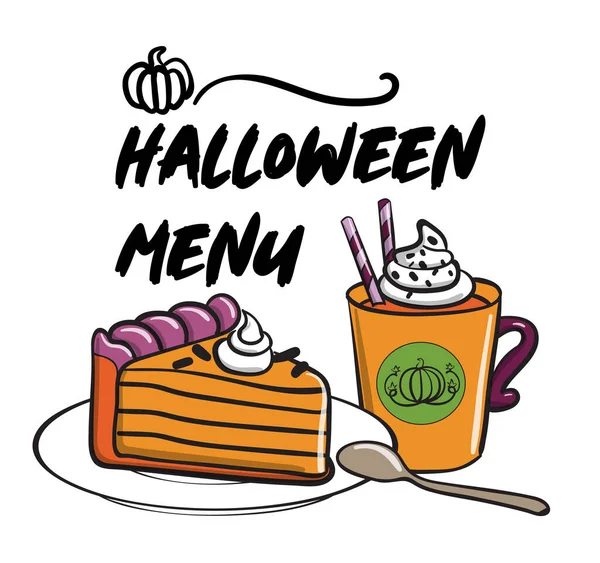 Halloween Wakacyjna Kolekcja Ikon Stylu Sztuki Linii Użyj Plakatu Tła — Wektor stockowy