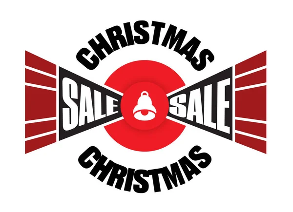 Natal Design Logotipo Feriado Use Para Venda Cartaz Promoção Criação — Vetor de Stock