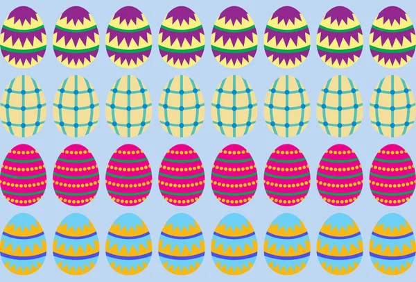 Use Easter Holiday Poster Design Decorate Pattern Digital Art Vector — Stock Vector