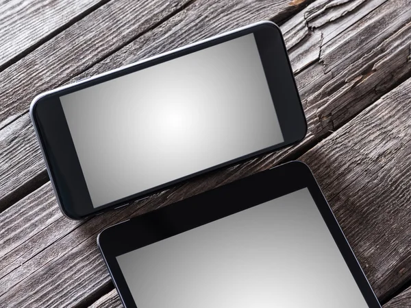 Smartphone e tablet pc — Fotografia de Stock