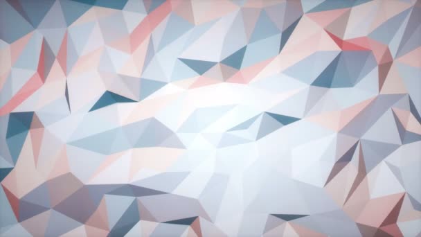 Low poly slowly changing background — Stock Video