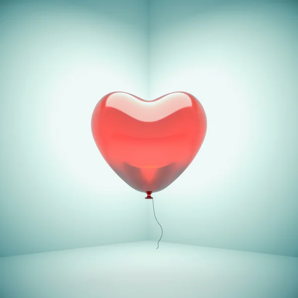 BALLOON A TIPO CUORE — Foto Stock