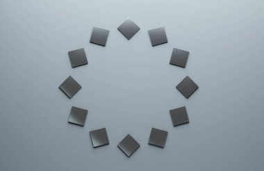 Soyut gri küp arkaplanı