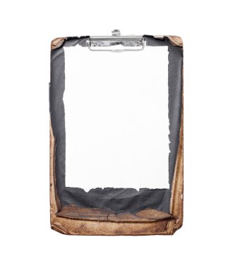 Kağıt levha ile kirli klasör