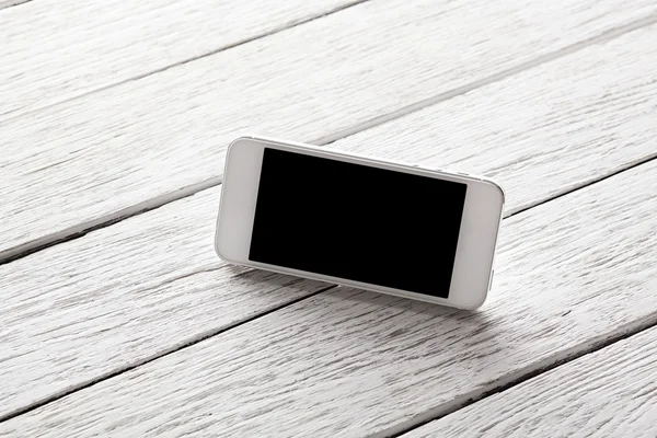 White smart phone isolated — Stock Photo, Image