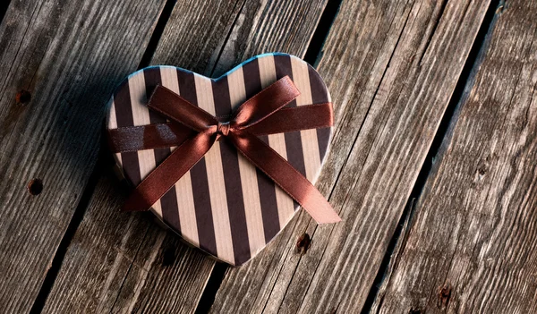 Heart shaped Valentines Day gift box