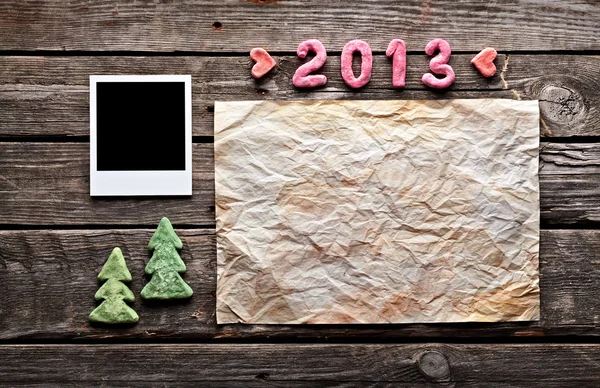 New Year holiday background — Stock Photo, Image