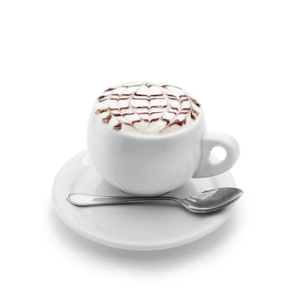 Cappuccino kahve fincan — Stok fotoğraf