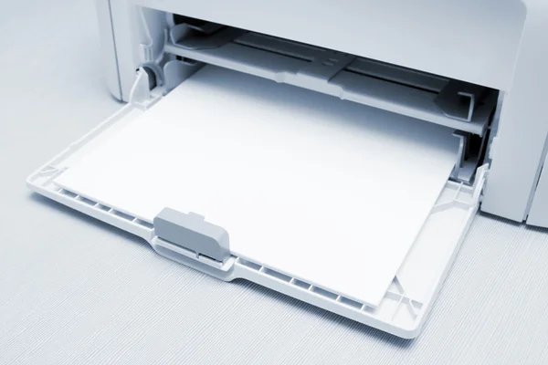 Paper-sheets in a printer — Stock Photo, Image