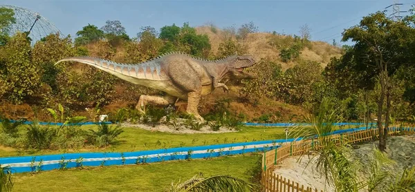 Januar 2020 Vadodara Dinosaurier Park Nahe Der Statue Der Einheit — Stockfoto