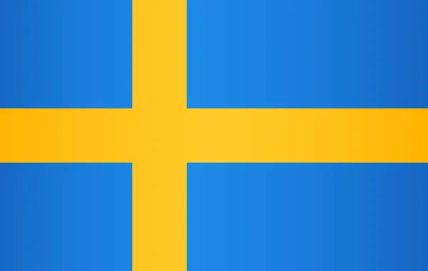 Прапор Швеції — стоковий вектор