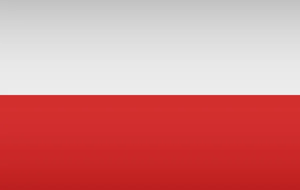 Bendera Polandia - Stok Vektor