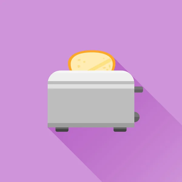 Toaster flat icon — Stock Vector