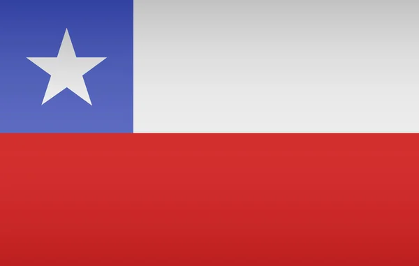 Bandera de Chile — Vector de stock