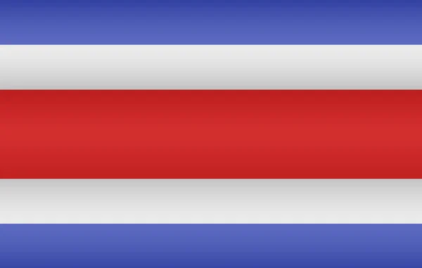 Bandera de Costa Rica — Vector de stock