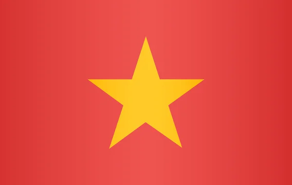 Vietnam vlajka — Stockový vektor