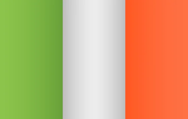 Vlajka Irsko — Stockový vektor