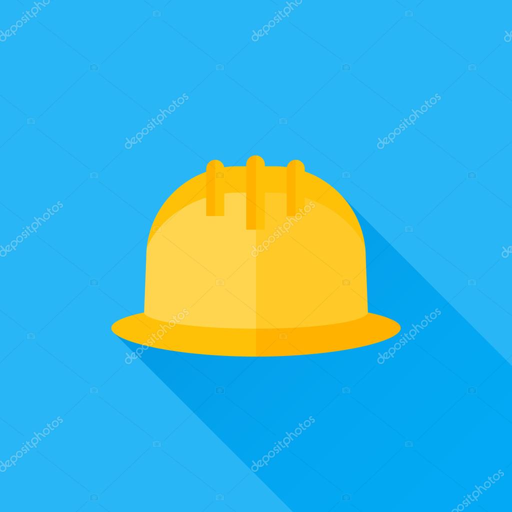 Safety helmet flat icon Stock Vector Image by ©Octopus182 75666649