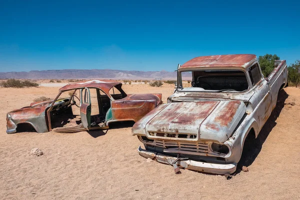 Verlassene Autos Solitaire Namibia Afrika — Stockfoto