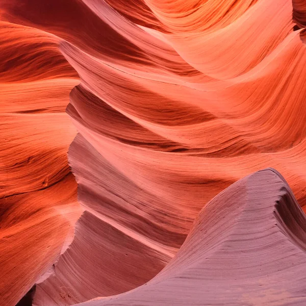 Antelope Canyon Wall Textures Shapes Pagina Arizona — Foto Stock