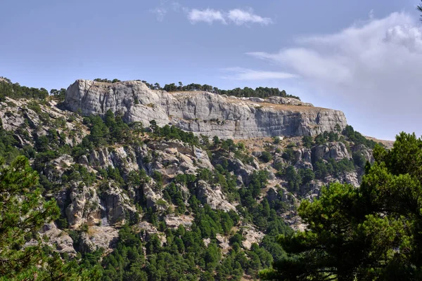 Sierra de Cazorla, Segura ve Las Villas 'taki dağ manzarası. Jaen, Endülüs, İspanya