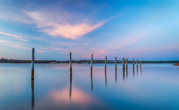 Aland reflet du coucher du soleil dans l'eau Image En Vente