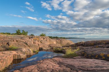 Baltık Denizi 'nde gün batımı