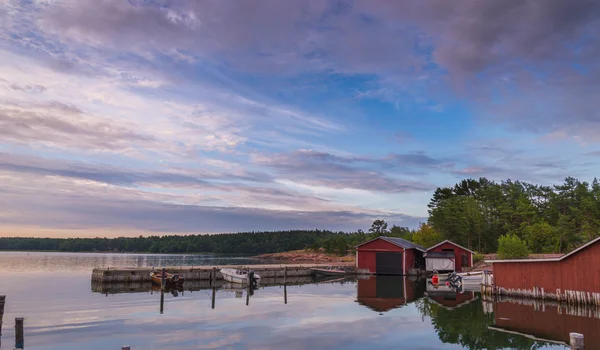 Sea bay i Finland Åland island — Stockfoto