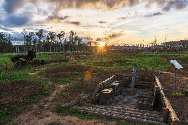 Tempel Van Russische Strijdkrachten Museum Van 1418 Stappen Naar Overwinning — Stockfoto