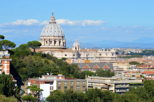 Roma paisagem e cúpula — Fotografia de Stock