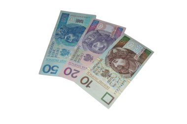 Lehçe banknot Zlotisi pln