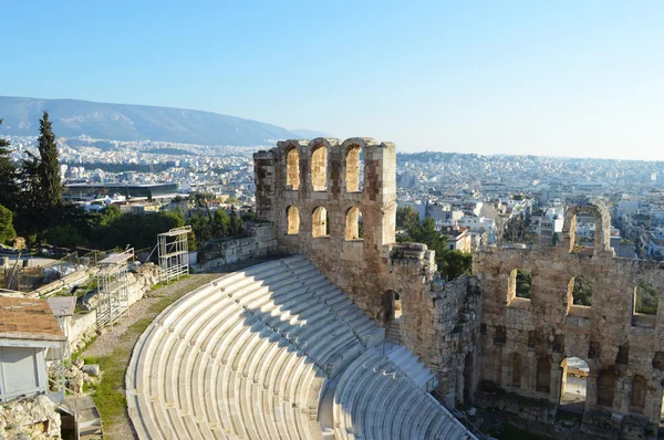 O teatro Odeon em Atenas, Grécia — Fotografia de Stock