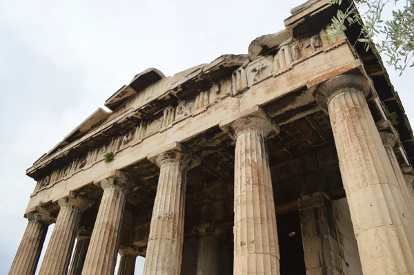 Tempel des Hephaistos in der antiken Agora Athens — Stockfoto