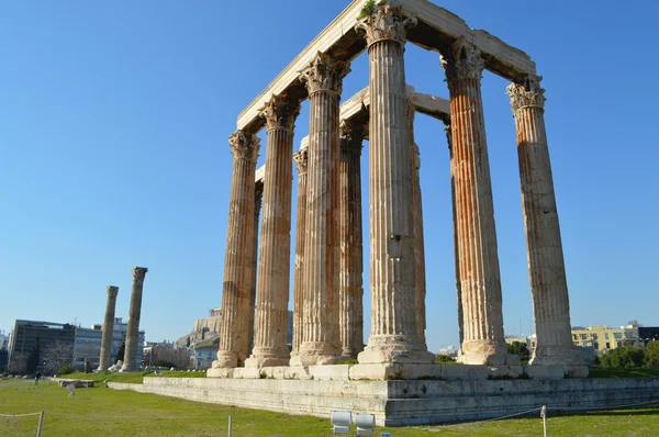 Temple de l'Olympien Zeus à Athènes — Photo
