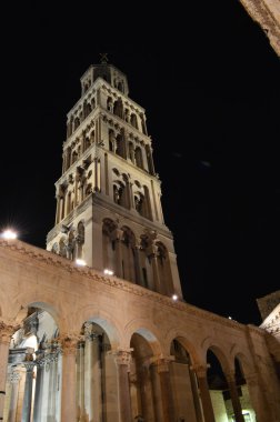 Katedral Kulesi Saint Duje gece split