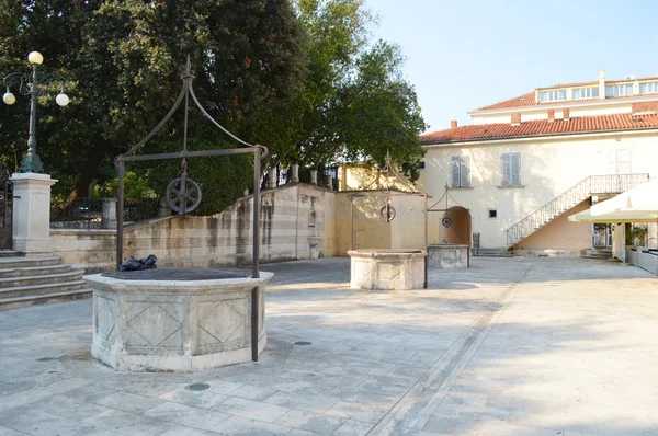 Fem Wells Square i Zadar — Stockfoto