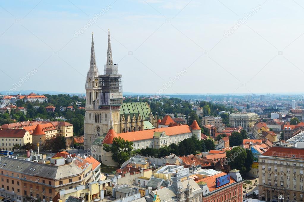 Cathedral of Zagreb in croatia