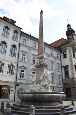 Robbov Vodnjak Ljubljana Slovenia 'da bir dökümhane.