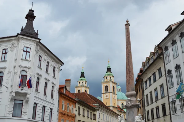 Ljubljana stadtzentrum hauptstadt von slowenien — Stockfoto